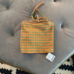 Orange and green crop from Urban with tags! XS